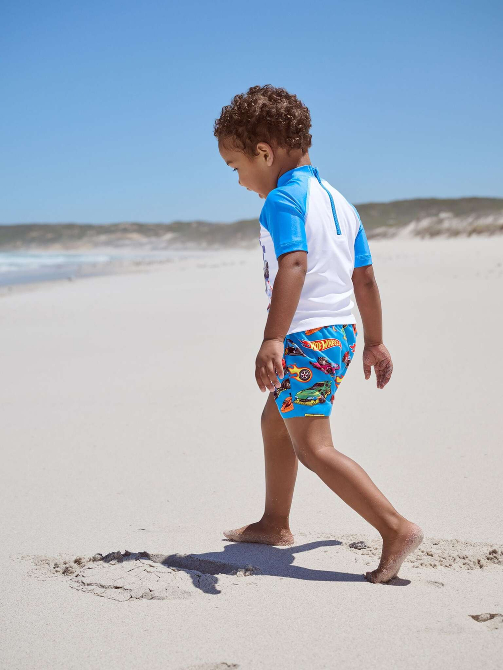 Костюм плавательный раздельный для мальчика Next E22-305, Синий, Белый