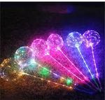 Комплект трубочка и зажим для сферы 3D+ светодиодная ручка, 60 см, Прозрачный, 1 шт.