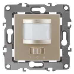 12-4103-04 ЭРА Датчик движения 2-проводной, 180-240В, 200Вт, IP20, Эра12, шампань | Эра 12 Шампань