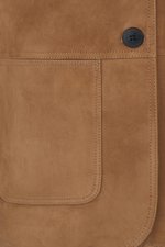 Жакет ЗАМША, Горчичный