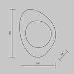 Настенный светильник (бра) Maytoni MOD306WL-01CH