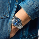 ZEPPELIN 100 Automatic Mechanical Movement Water Resistant For Everyday Use Unisex Watch 40mm Blue Dial