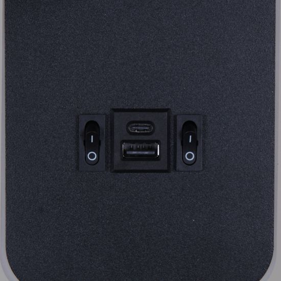 86204-9.2-001KT LED12W+USB BK светильник настенный