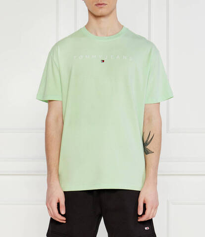 Футболка LINEAR LOGO Tommy Jeans - зеленый(DM0DM17993)