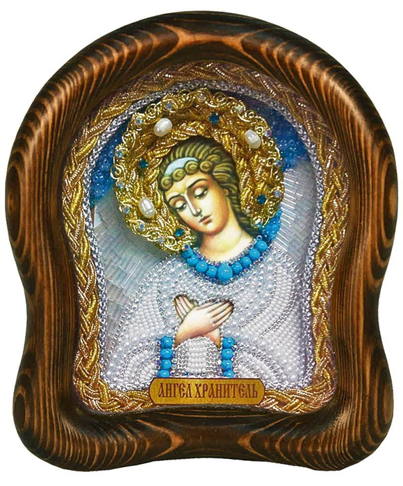 Икона Ангел Хранитель бисер