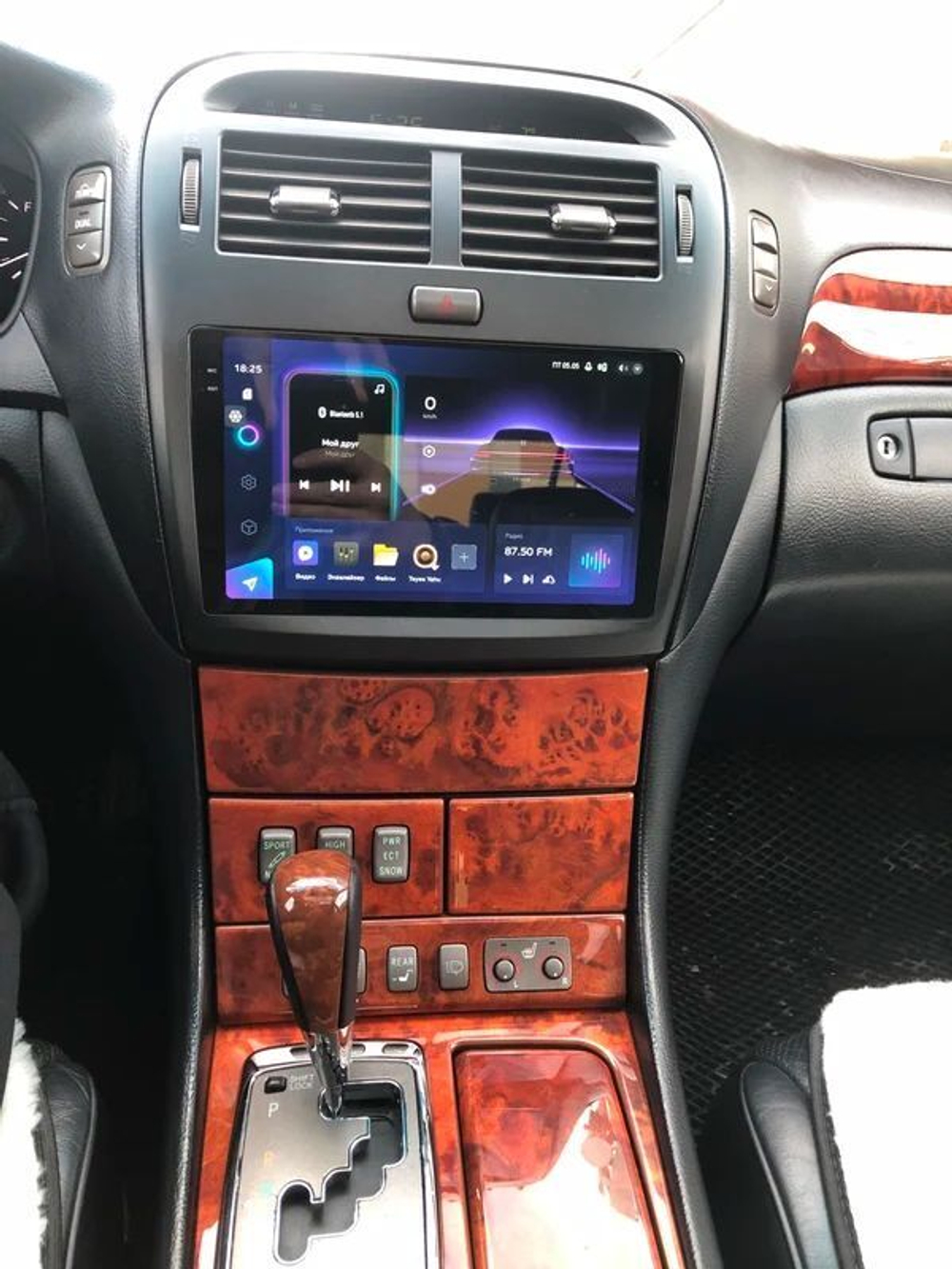 Магнитола для Lexus LS430 XF30, Toyota Celsior 2000-2006 (ШГУ монохром) - Teyes CC4 монитор 9.2" 2K QLED на Android 14, Snapdragon 680, DSP, CarPlay, 4G SIM-слот