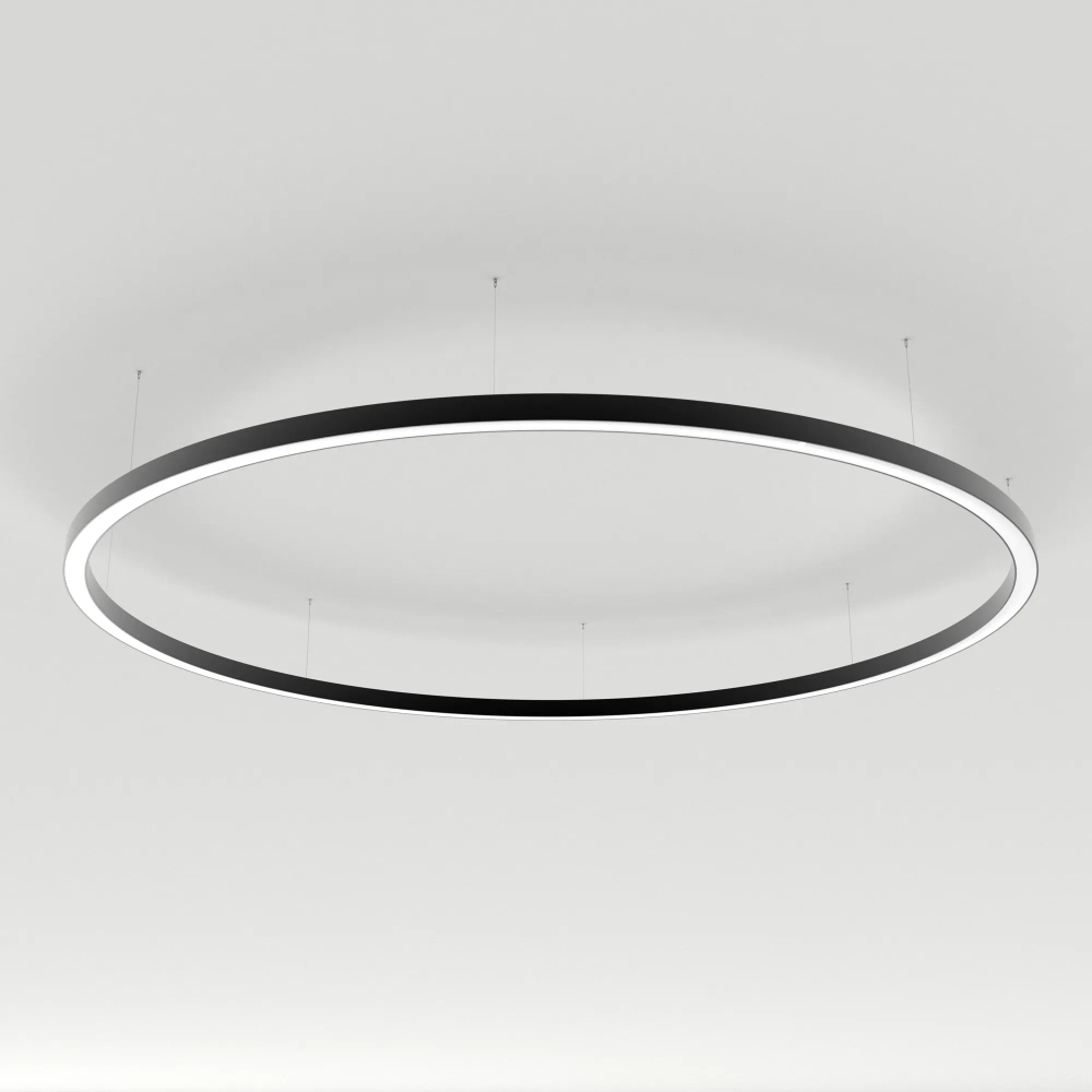 Светильник SP-LINE-HANG-ARC-O3535-D1500-124W Warm3000 (BLACK, 230V) (Arlight, Металл) 034009(1)