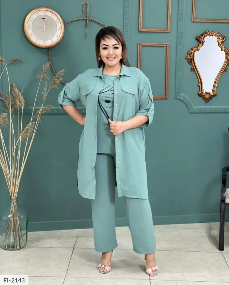 Костюм тройка FI-2146 Фабрика Моды