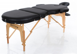 Массажный складной стол Mizomed Premium Oval 3 черный