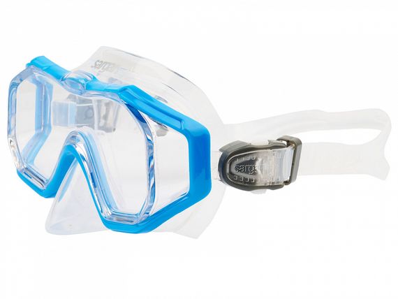 Маска детская Sargan Панорама прозрачный/голубой