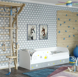 Кровать с подъёмным механизмом Трио КРП-01 80х186, звездное детство