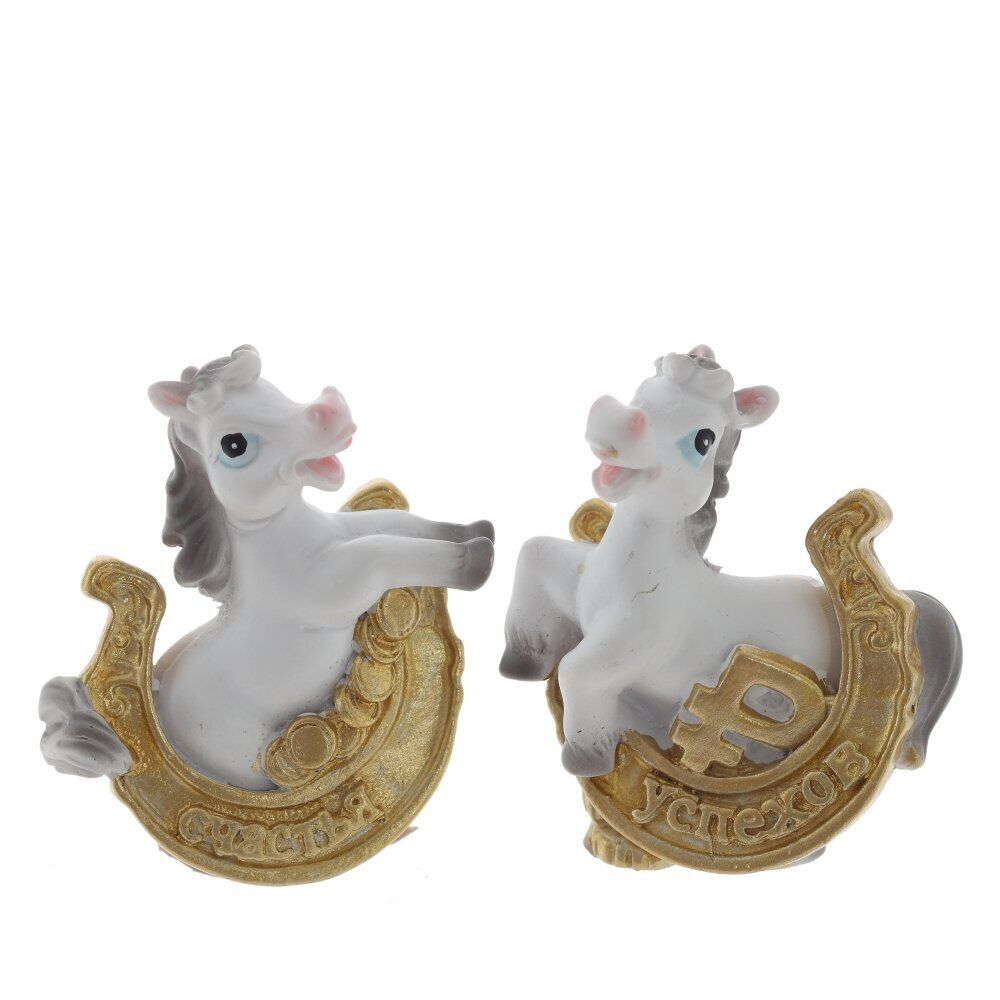 GAEM Фигурка декоративная "Лошадка", L5 W2 H5 см, 2в.