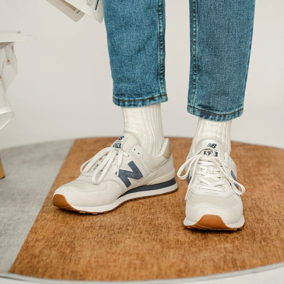 New Balance NB 574 Бежевые кроссовки Низки Унисекс