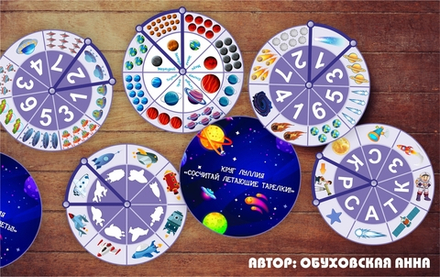 Комплект кругов Луллия "Космос"