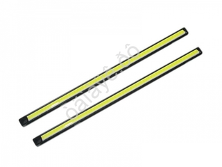 Ходовые огни LED -прямоуг DRL-COB -НЕ гибкие - 20см 5,2Вт ЧЕРНЫЕ 1220к