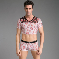 Мужской топик белый Miboer White