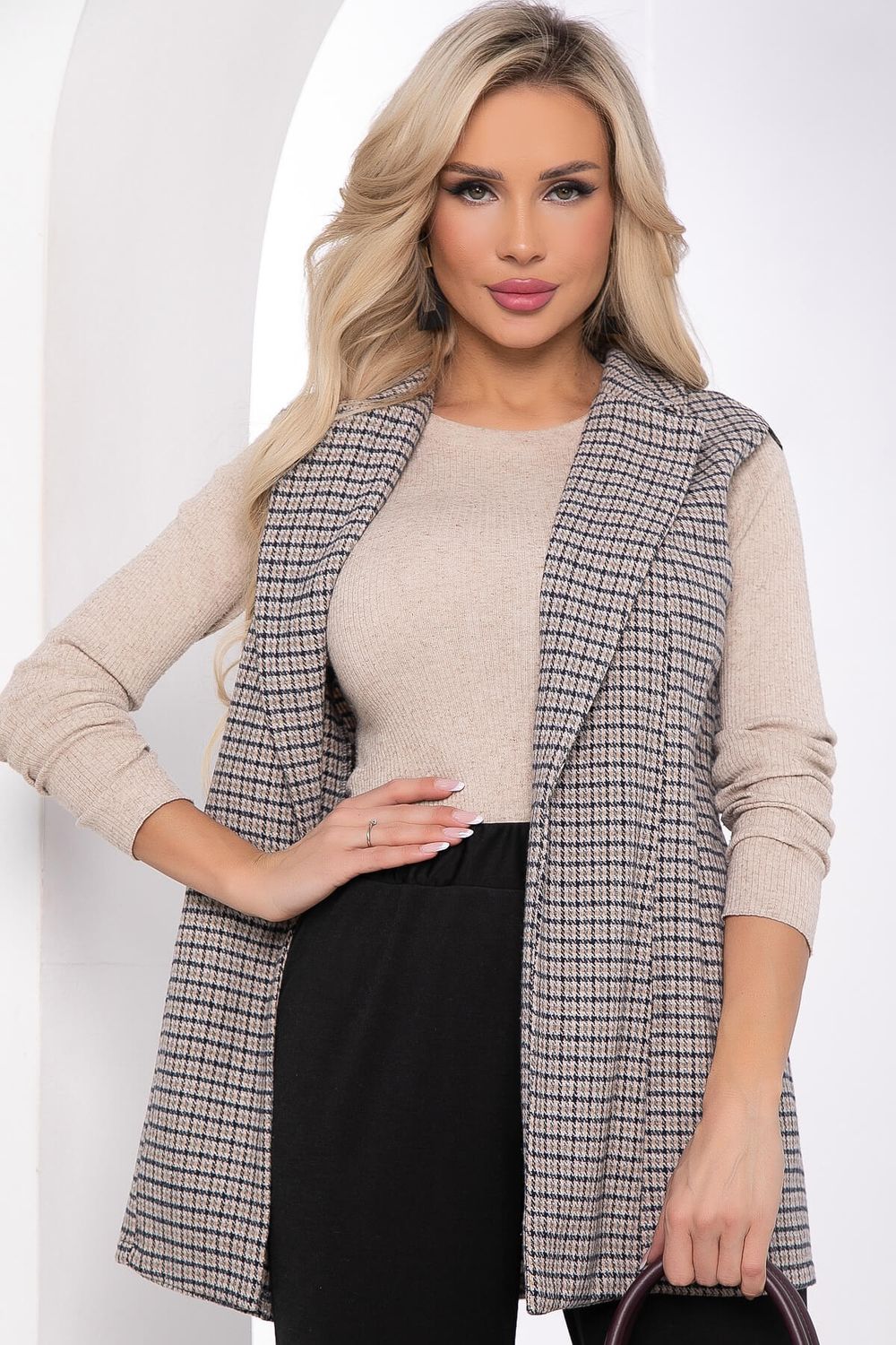 Жилет "Амстердам" (клетка) Б8305 LT Collection