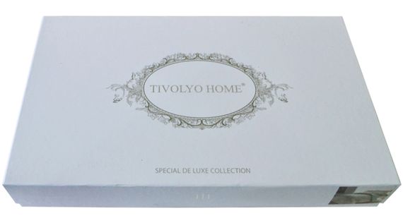 Постельное белье  HEDERA горчичный  TIVOLYO HOME Турция