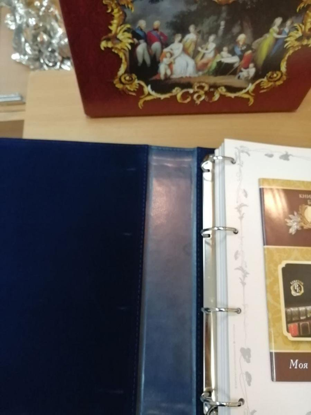 Семейный альбом родословная книга "Лазурит", искусственная кожа
