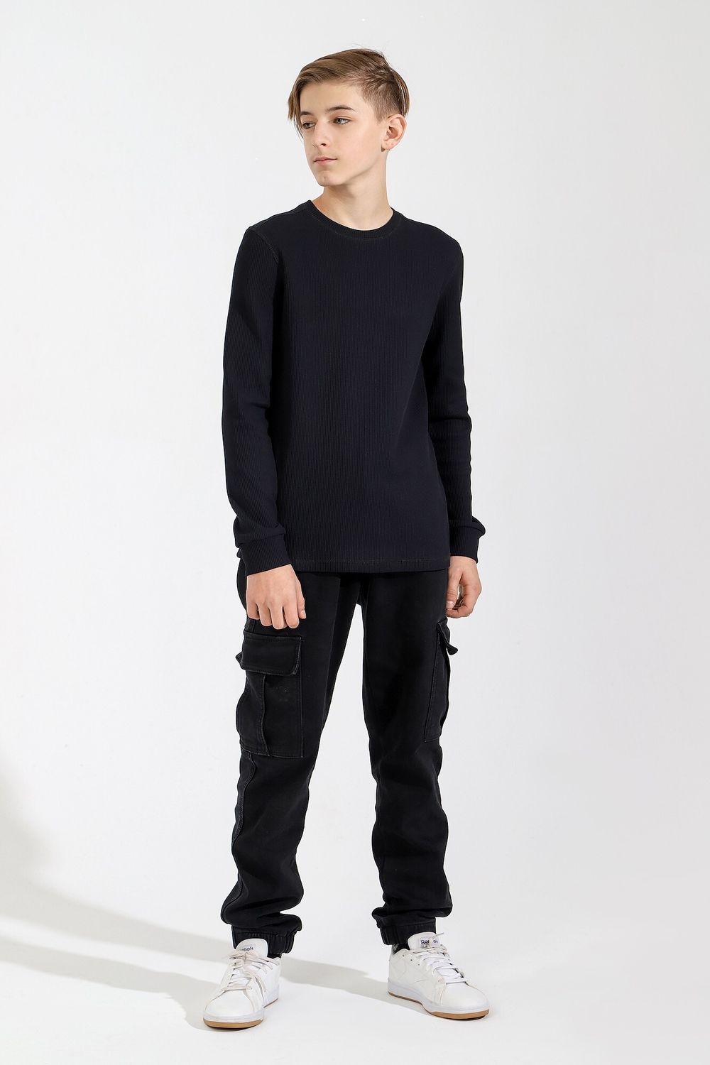 Джемпер для мальчика Лонг-2 Виотекс ЧЁРНЫЙ