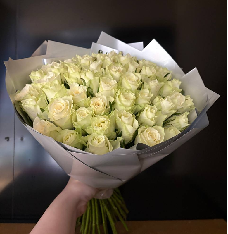 Букет из 51 розы "Атена" Букет из 51 розы "Атена"