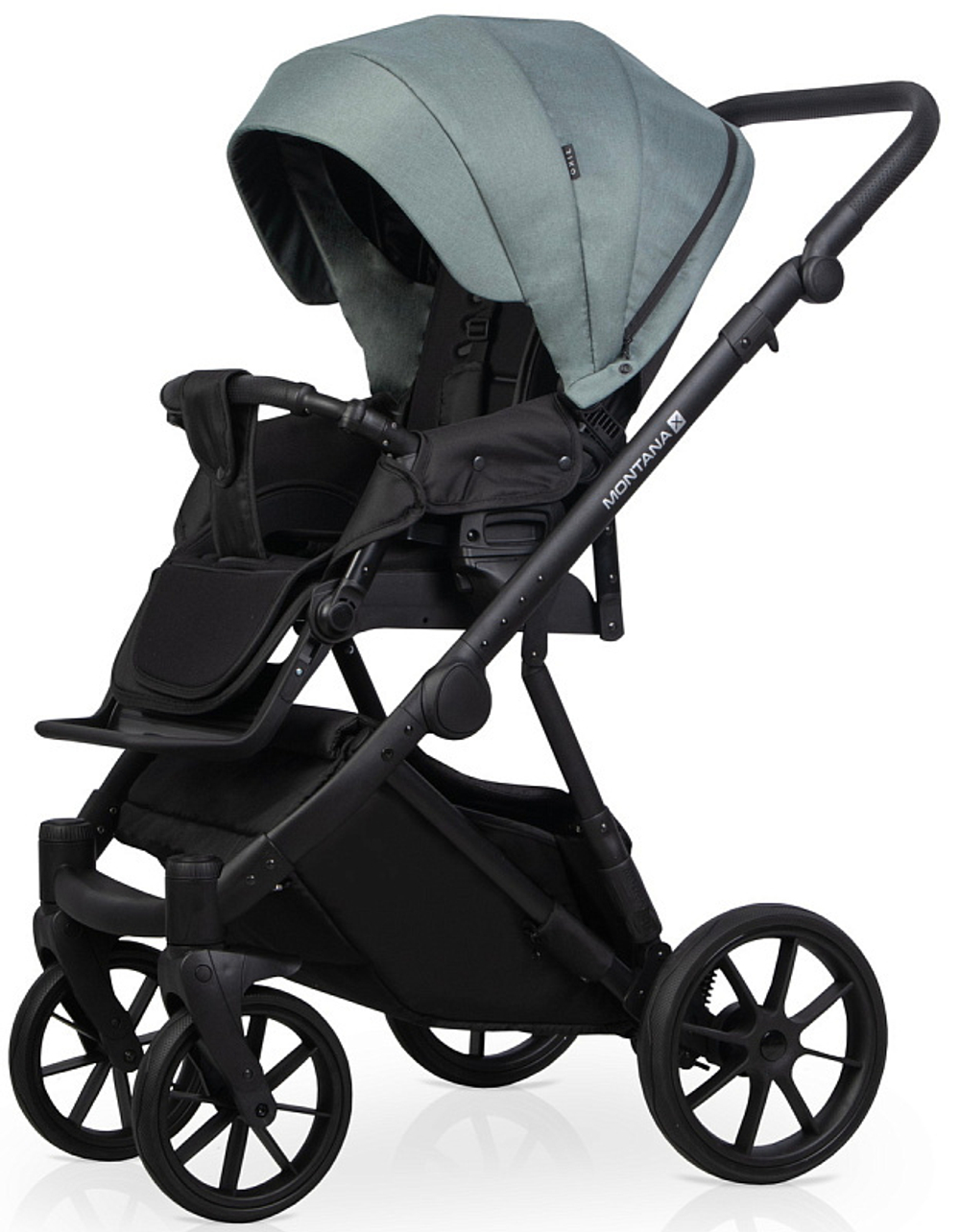 Детская коляска Riko Basic Montana X 3 в 1 51 Green (зеленый)