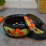 Горшок керамический для пельменей "Божья коровка"