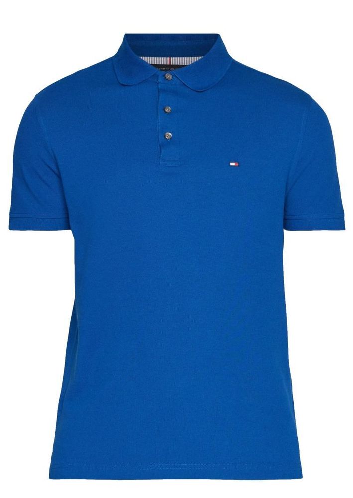 Мужское теннисное поло Tommy Hilfiger Core 1985 Slim Polo - anchor blue