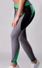 Легинсы PF-6 Зеленый-Серый