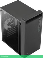 Корпус AeroCool CS-109-G-BK-v1 без БП Black (ACCS-PC17013.11)