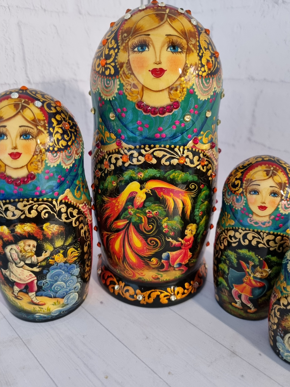 Матрешка 18см "Жар-птица" 5 мест