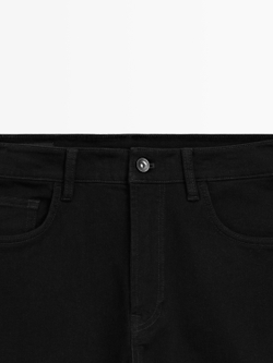 Massimo Dutti Зауженные джинсы, черный