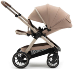 Коляска Agex Prima Pro 3 в 1 с автокреслом i-Safe S Grey APP232 Beige (Бежевый)