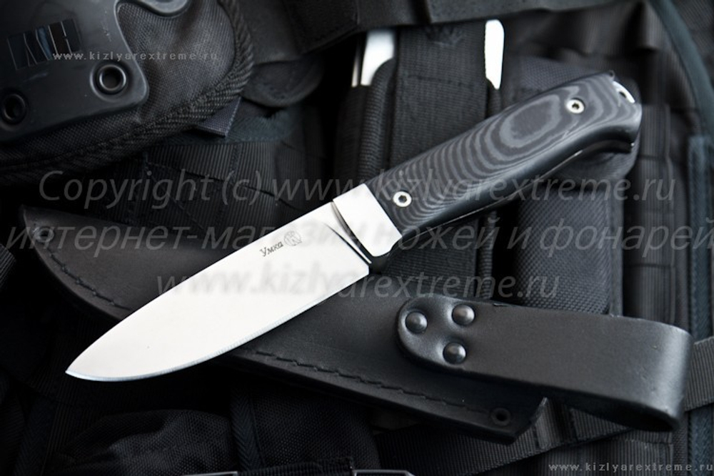 Охотничий нож Умка z160 Полированный Микарта