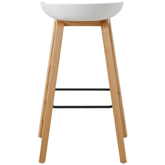 Барный стул Hey с белым пластиковым сиденьем | Купить в Hallberg.ru