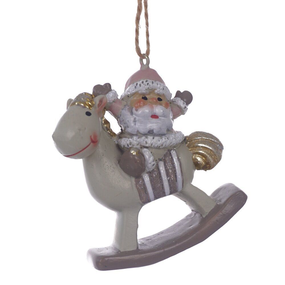 GAEM Фигурка декоративная подвесная "Ангел/Дед Мороз", L6 W2,5 H6,5 см, 4в.