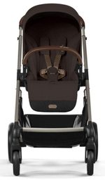 Коляска Cybex Balios S Lux TPE complete Cloud G Almond Beige Plus 3 в 1 Chocolate Brown с дождевиками