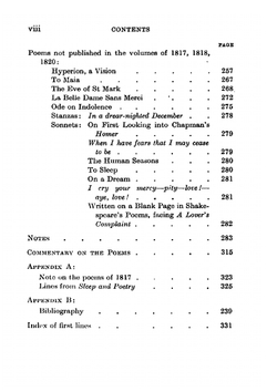 Poems: Endymion. The volume of 1820, and other poems | Keats John