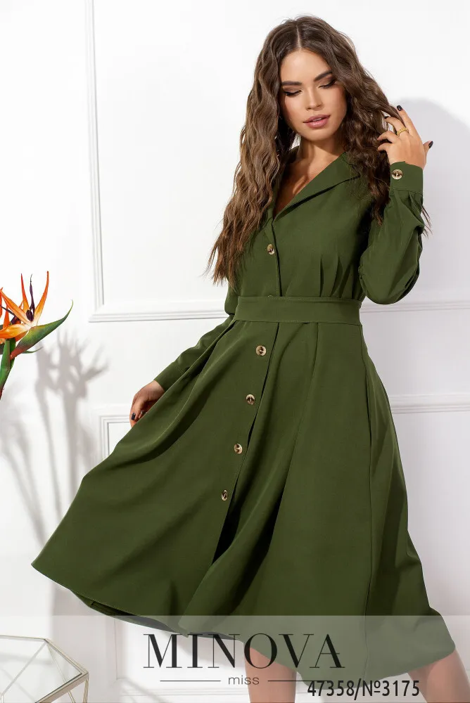 Платье 3175-хаки Minova