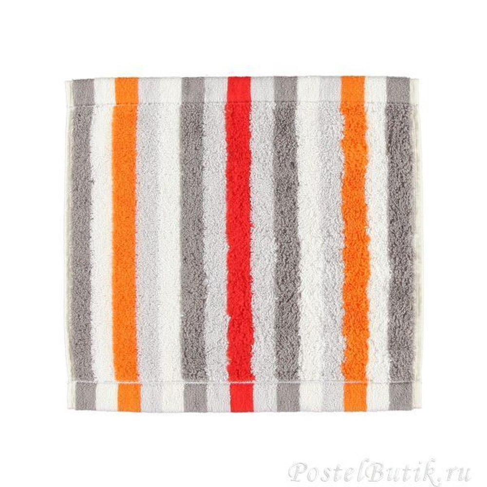 Полотенце 70х140 Cawo Life Style 7052 Sport Streifen оранжевое