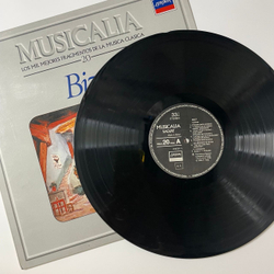 Винтажная виниловая пластинка LP Musicalia 20. Bizet Жорж Бизе (Испания 1986) Кармен, Арлезианка