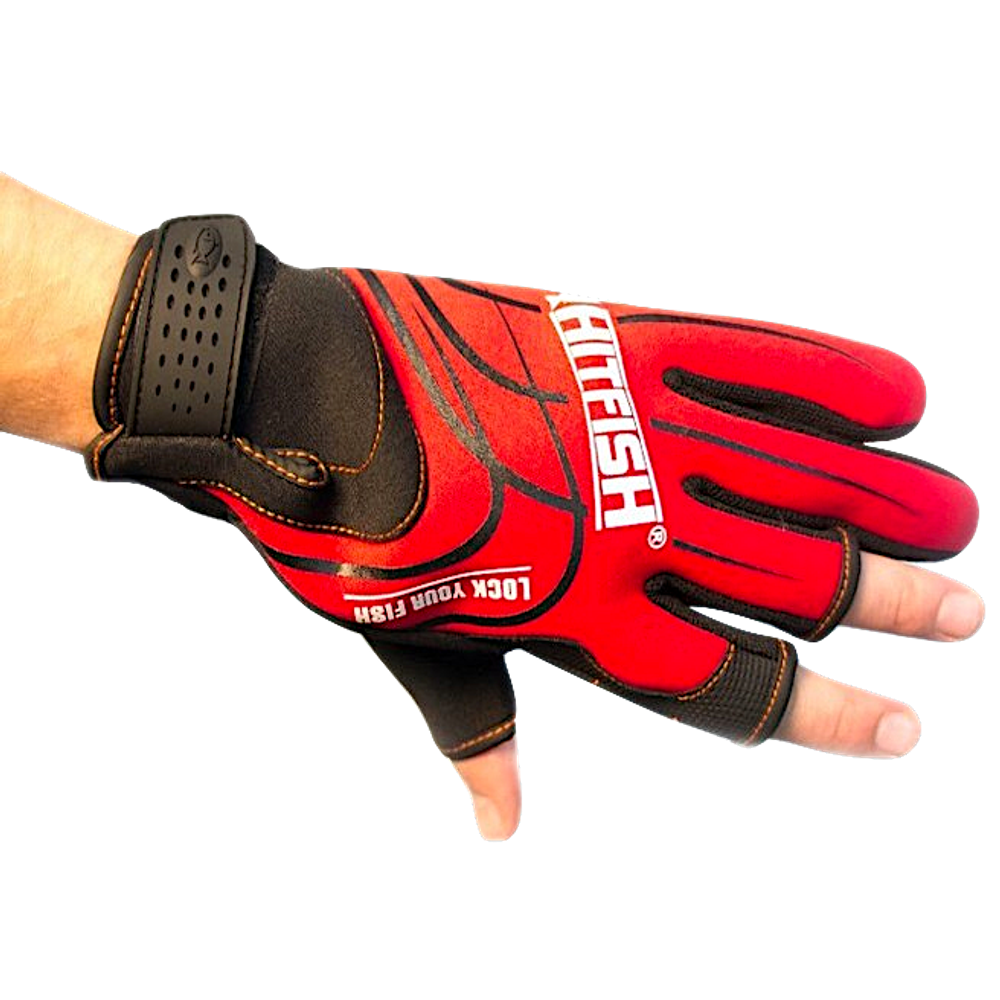 Перчатки Hitfish Glove HFFG-05 Красные -