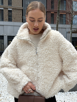 Шуба White sheep молочный