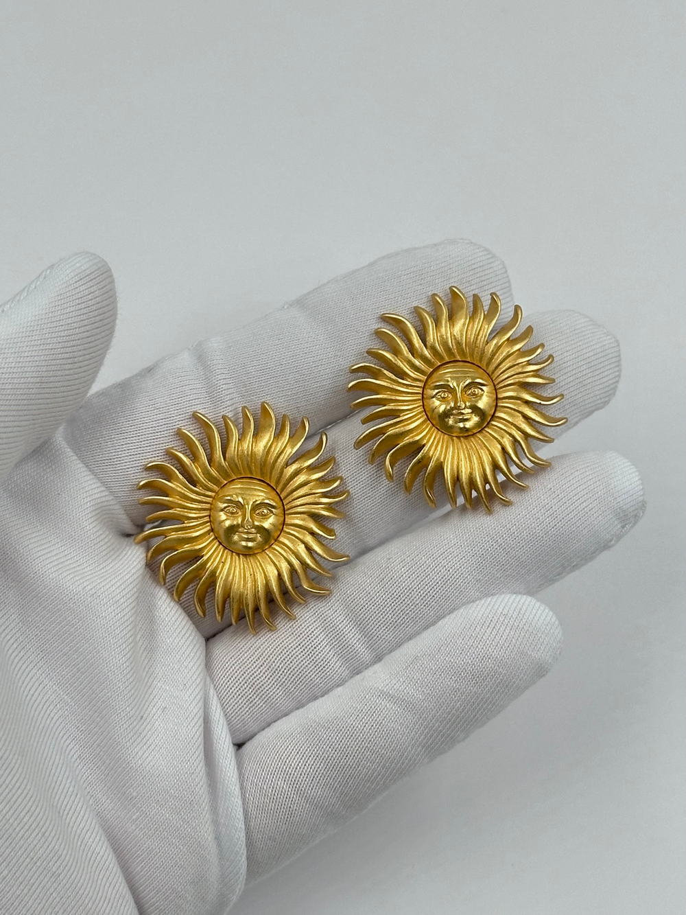 Серьги Солнце Monet