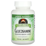 Source Naturals, Vegan True, глюкозамин, 60 таблеток