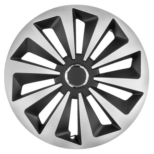 Колпак колеса R14 Фокс Ринг МИКС черный (в мешке 5 упак) (JESTIC)