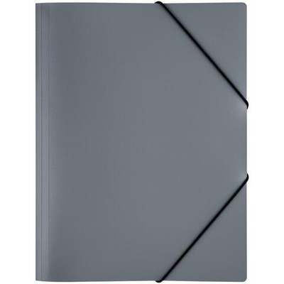 Папка на резинке А4 серая (Стамм)