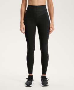 OYSHO Легинсы Compressive core control длиной до щиколотки с высокой посадкой, черный