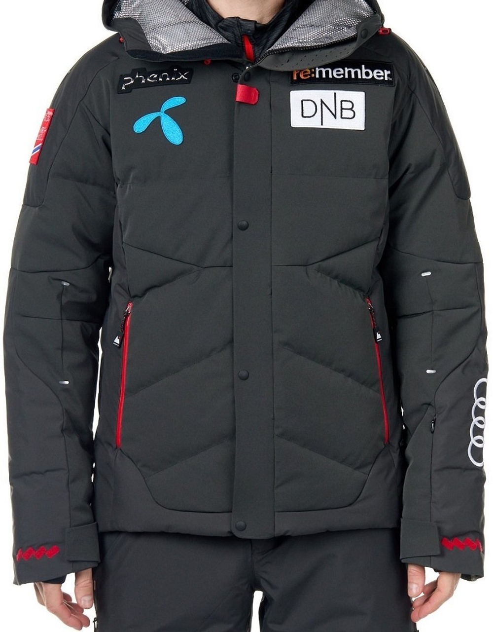 PHENIX куртка пуховая горнолыжная TEAM NOR EFB72OT01 Куртка Norway Alpine Team Hybrid Down Jacket OB