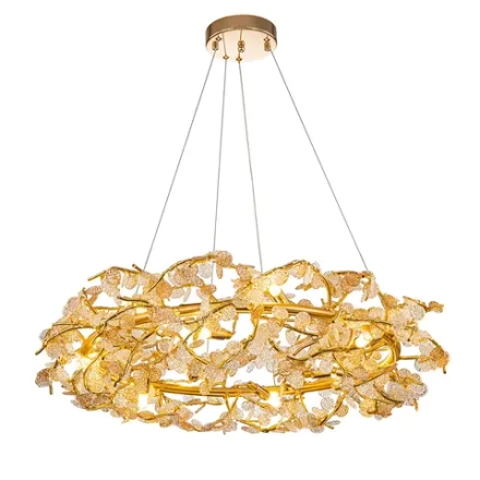 Подвесная люстра Indigo SPLENDORE 11042/12P Gold V000421